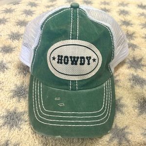 Woman’s country ball cap